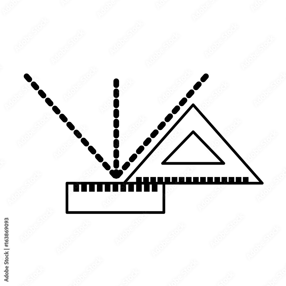 Squared measured grades icon vector illustration design graphic