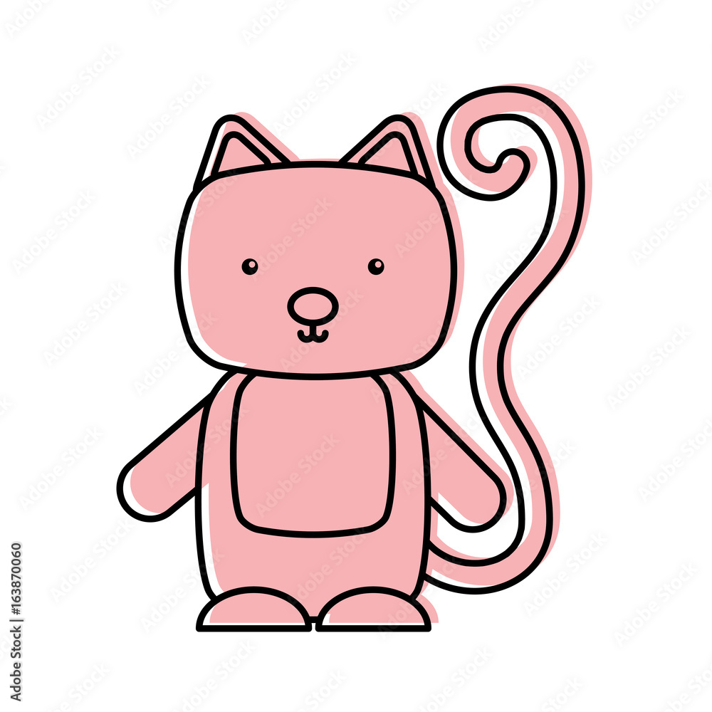 cute and tender cat vector illustration design cute and tender cat vector illustration design
