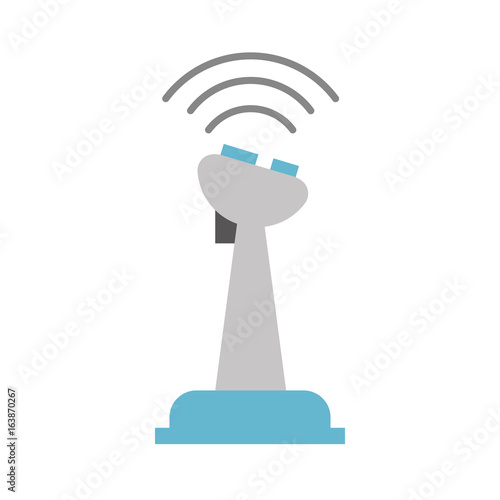 Drone remote control icon vector illustration design
