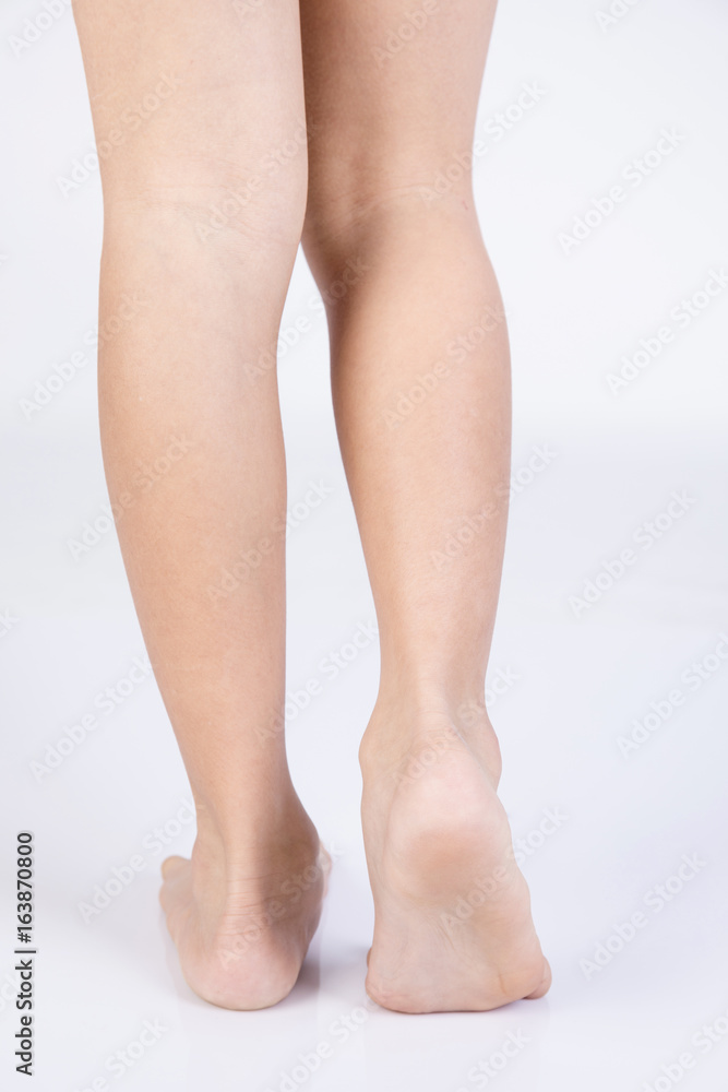 Close up Beautiful leg of asian child Close up Beautiful leg of asian child