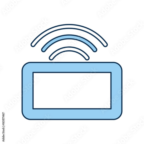 Drone remote control icon vector illustration design