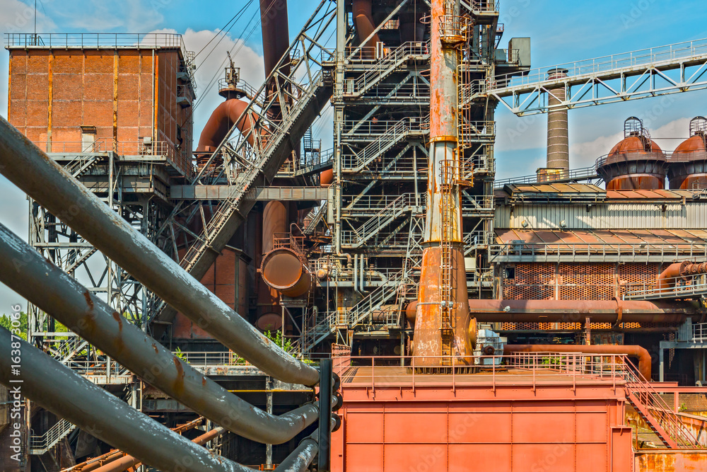 Stahlwerk Duisburg Stock Photo | Adobe Stock