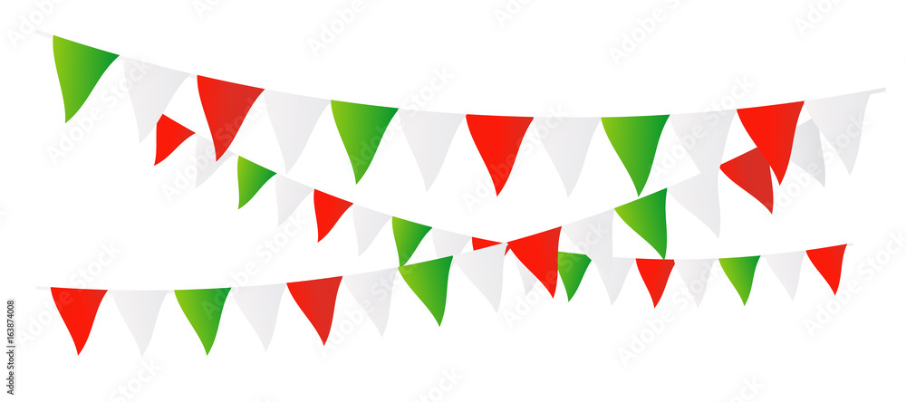 Tricolor Flags (Italy Flag)