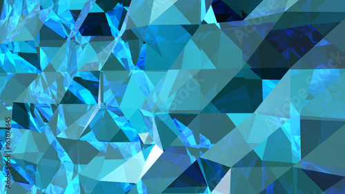 Geometric glass background closeup