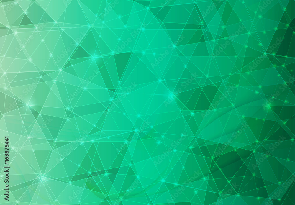 Green Polygonal Mosaic Background Green Polygonal Mosaic Background