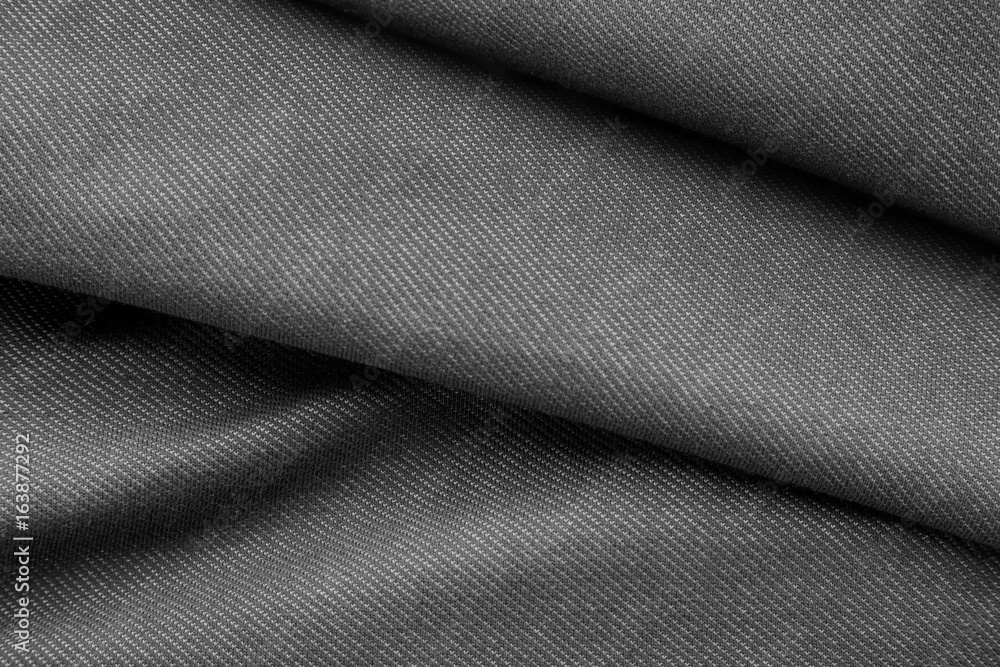 Wavy gray fabric, texture background Wavy gray fabric, texture background