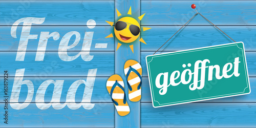 Freibad geöffnet
