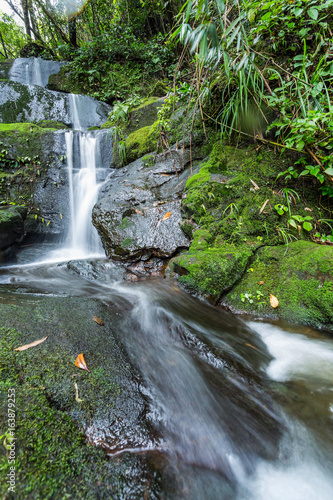 Sai Thip waterfall at Phu Soi Dao National park, thailand