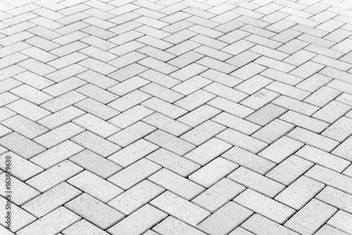 Concrete block paving for walkway