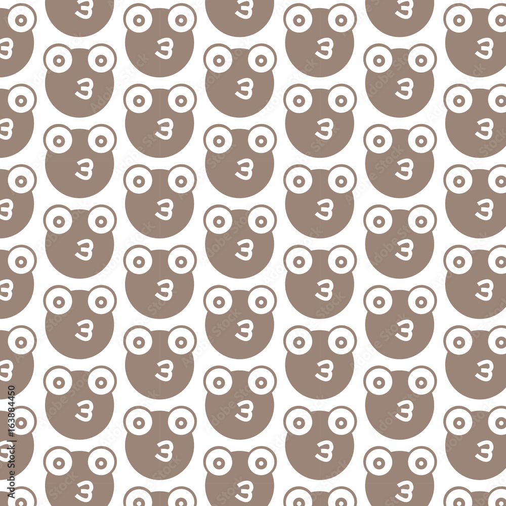Pattern background Frog Icon Pattern background Frog Icon