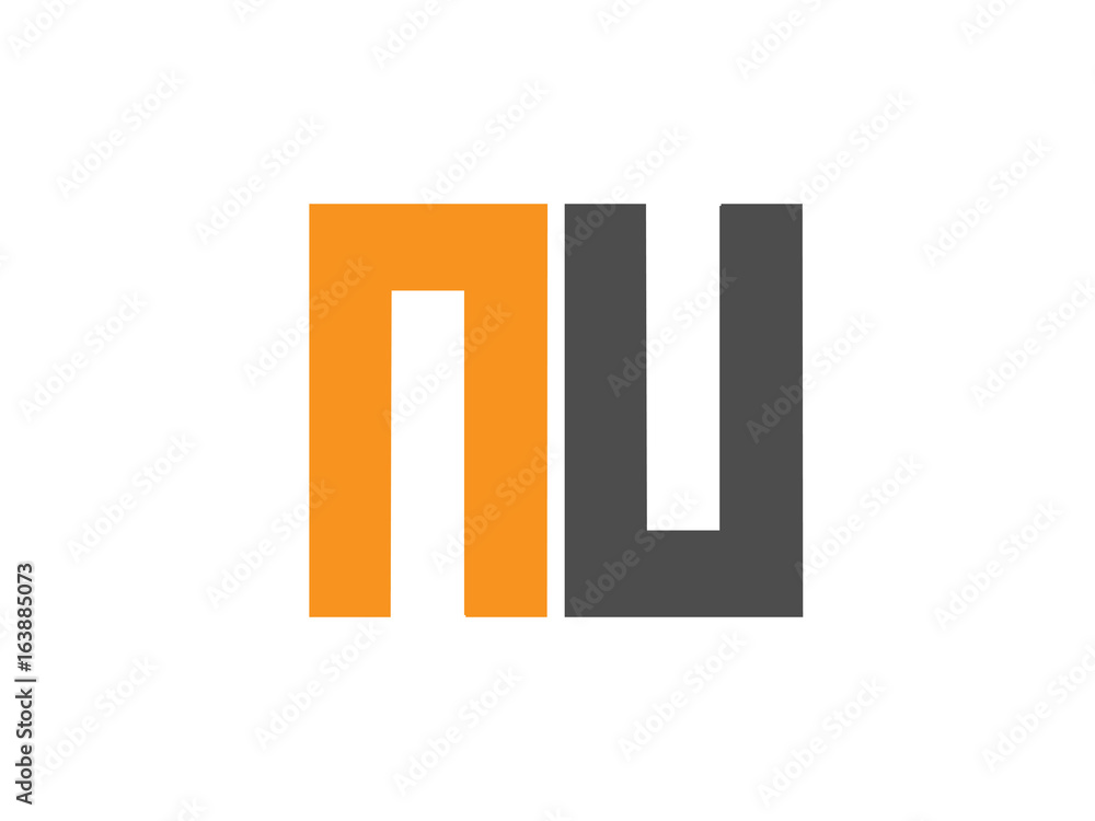 NU Initial Logo for your startup venture NU Initial Logo for your startup venture