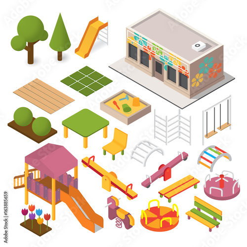 Vector isometric playground