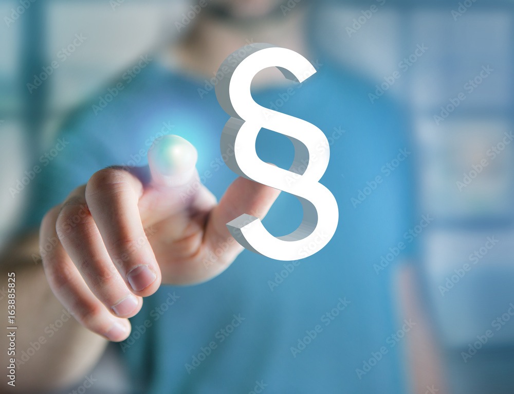 Justice and law symbol displayed on a futuristic interface - Technology and business concept Justice and law symbol displayed on a futuristic interface - Technology and business concept