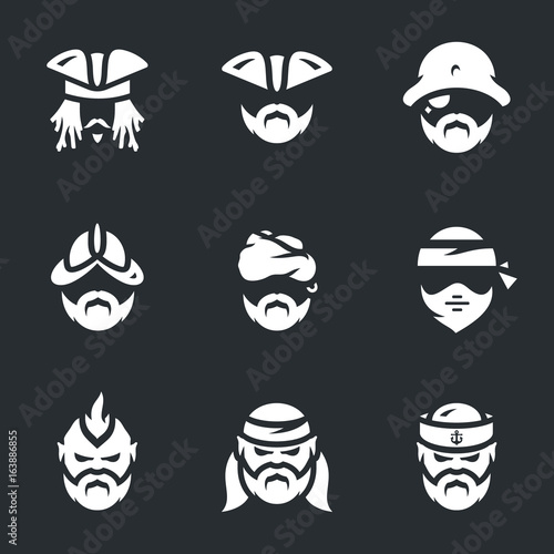 Vector Set of Pirate Icons.