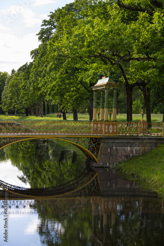 Alexander Park of Tsarskoye Selo, bridge over the river