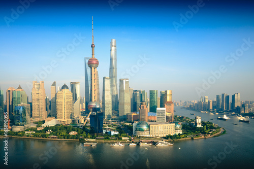 Shanghai skyline panoramic view  Shanghai China