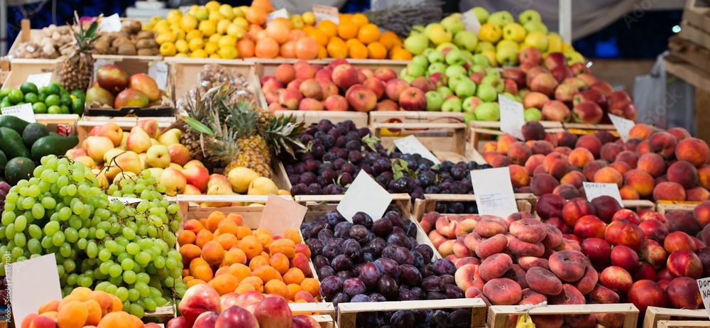 Delicious fruits and vegetables Delicious fruits and vegetables