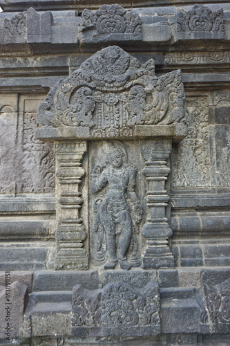 Bass relief, Prambanan Temple, Location in yogyakarta, indonesia