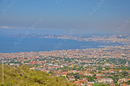 Panorama of Naples, opening from the observation deck