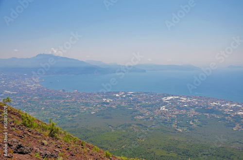 View of Naples from the heights of Vesuvius
