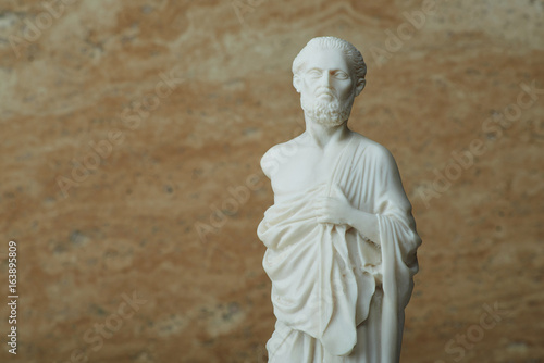 Photos Statue of Hippocrates,ancient greek physician.