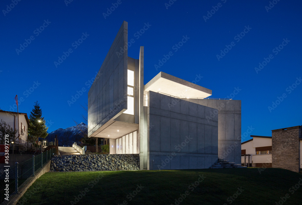 Moder architecture by night Moder architecture by night
