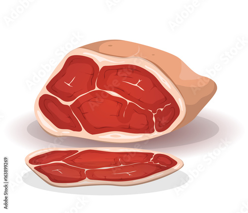 Italian Ham With Slice