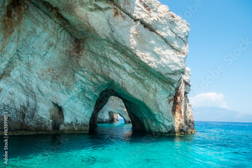 Scenic image of Blue caves, Zakinthos, Greece