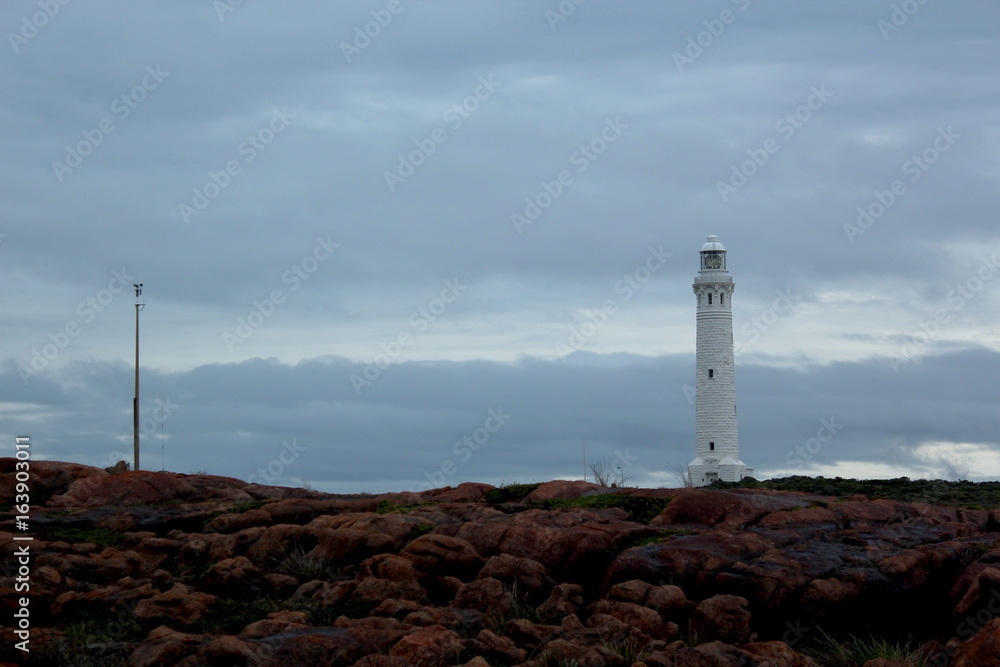 Lighthouse at the ocean, rocks, Australia