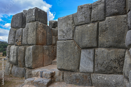 Fototapeta Naklejka Na Ścianę i Meble -  peru sacsayhuaman inca ruin