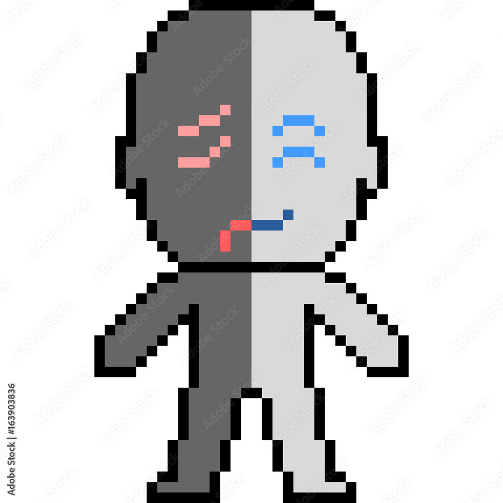 vector pixel art emotion vector pixel art emotion