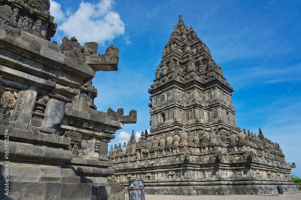 Prambanan Temple, Location in yogyakarta, indonesia