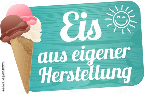 Eis aus eigener Herstellung