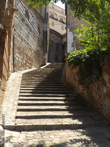 Fototapeta Naklejka Na Ścianę i Meble -  escalier ancone italie