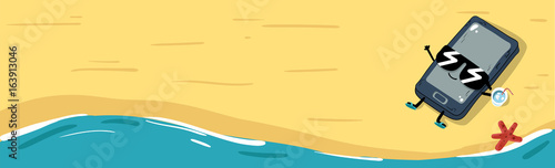 Vacaciones en la playa. Desconectar del trabajo