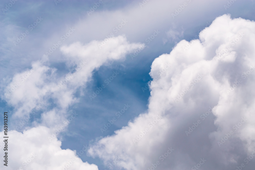 The sky with clouds moving with the wind. The sky with clouds moving with the wind.