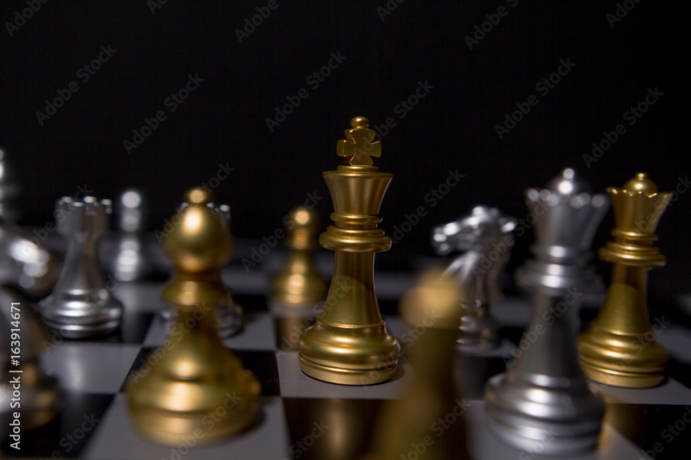 Business leader concept. Chess board game competition. Business leader concept. Chess board game competition.