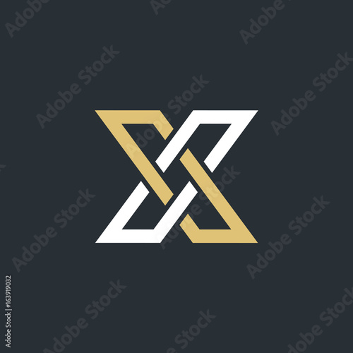Letter X logo icon design template elements. Vector elements template icon.