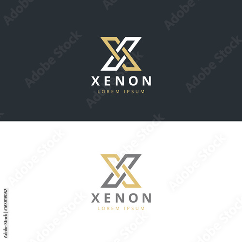 Letter X logo icon design template elements. Vector elements template icon.