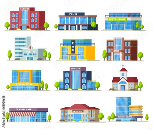 Colorful Municipal Buildings Collection