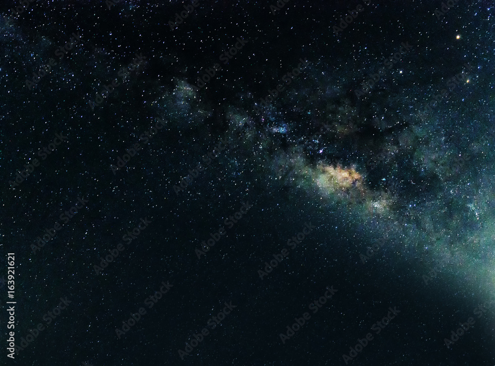 Fototapeta premium Milky Way in the sky in Thailand.