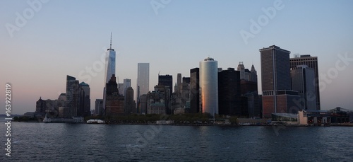 Sunrise NYC skyline