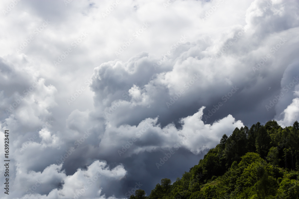 dark clouds in the sky dark clouds in the sky
