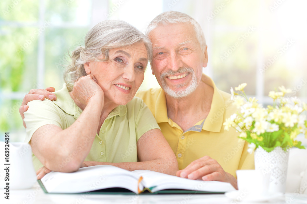 Portrait of happy senior couple Portrait of happy senior couple