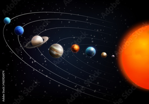 Realistic Space Background