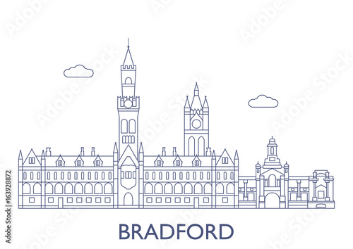 Bradford. The most famous buildings of the city