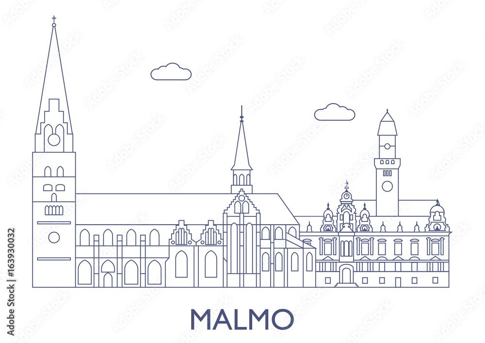 Malmo, The most famous buildings of the city