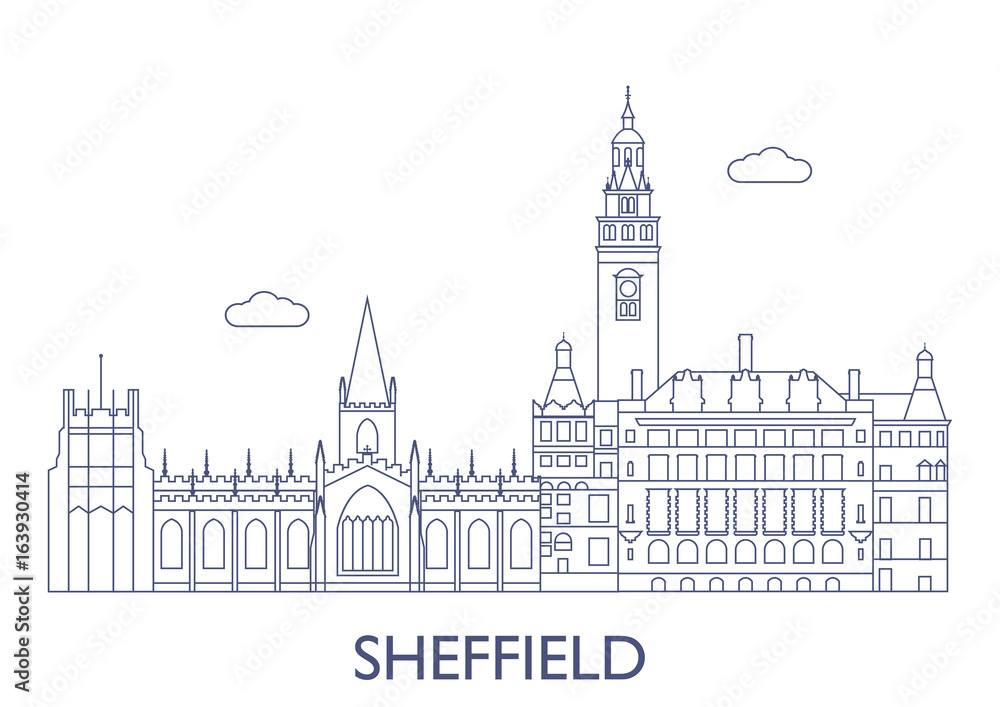 Sheffield, The most famous buildings of the city