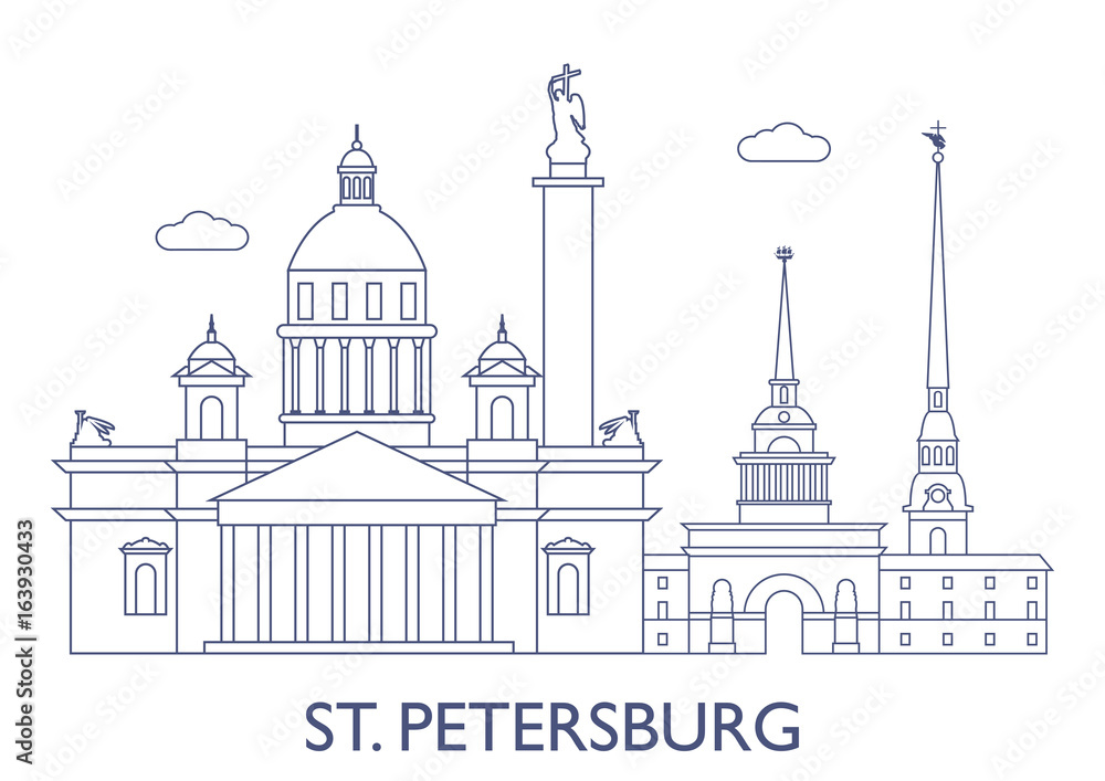 St.Petersburg, The most famous buildings of the city