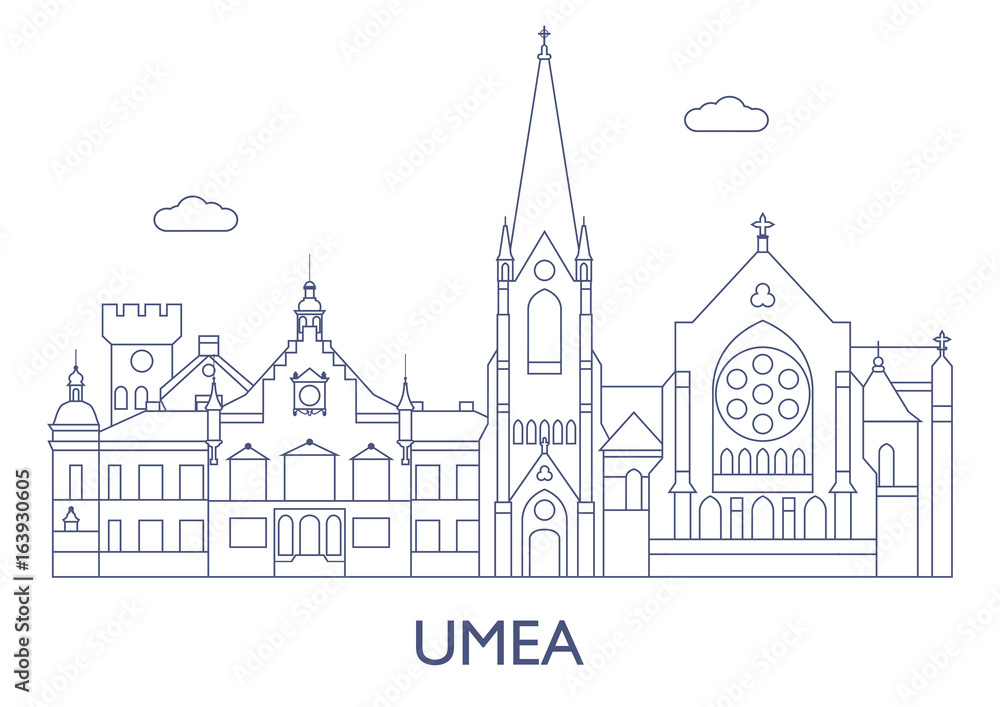 Umea, The most famous buildings of the city